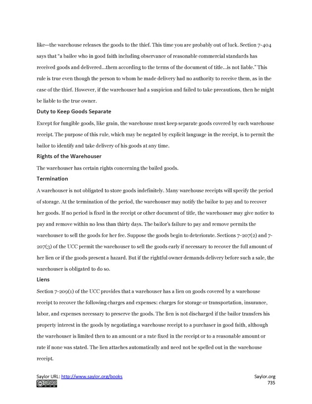 Business Law and the Legal Environment - Page 735